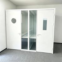 Cabine de bureau insonorisée pour 1 à 6 personnes, cabine acoustique silencieuse, salle de réunion partagée, salle de négociation, fabrication sur mesure, directement de l'usine