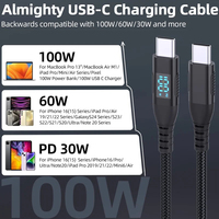 Câble HYTO OEM 100W Type C vers USB C, chargeur rapide 100W 60W, câble de charge rapide pour Xiaomi Samsung Laptop USB C
