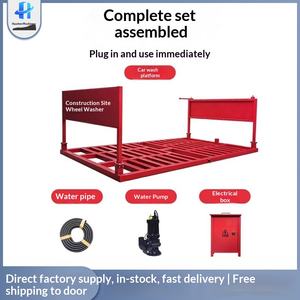 Machine à laver les roues de construction, lavage de voitures entièrement automatisé, plateforme de lavage de véhicules de base pour l'ingénierie - Product Image 1
