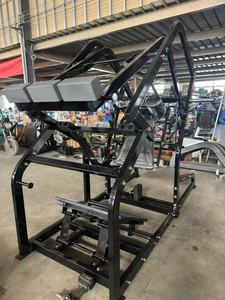 Equipo de Fitness de fuerza comercial Placa de gimnasio comercial Máquina de sentadillas de péndulo de <span class=keywords><strong>prensa</strong></span> de piernas de entrenamiento de fuerza cargada - Product Image 3