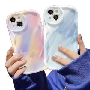 Coque antichoc pour iPhone 17 Pro Max, motif dégradé aquarelle crème, découpes précises, protection intégrale - Product Image 6