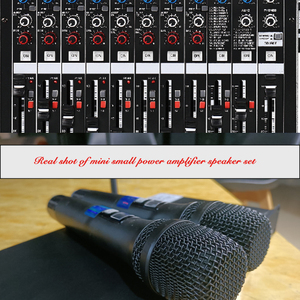 Conjunto de Áudio KTV para Casa RM15.2 /QU-12/LS380U, Conjunto Completo com 6 Microfones, 24 Efeitos DSP, 600W, Karaoke Profissional para Sala de Estar - Product Image 4