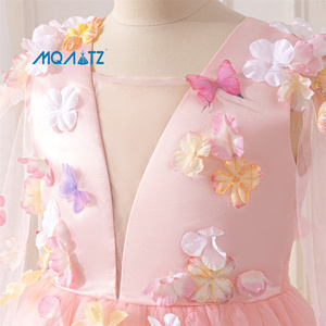 Robe de demoiselle d'honneur MQATZ, robe de princesse en tulle à fleurs, robe de bal pour enfants, robe de fête pour enfants, boutique pour enfants - Product Image 6