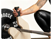 Barre de levage portable en bois robuste et antidérapante pour soulevé de terre, idéale pour la musculation à domicile et en salle de sport
