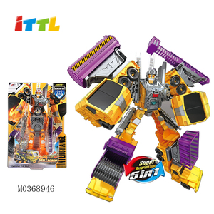 ITTL <span class=keywords><strong>5</strong></span> Body shape mecha voiture éducative transformer robot <span class=keywords><strong>jouet</strong></span> - Product Image 5