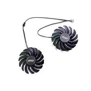 พัดลม GPU ขนาด 87 มม. รุ่น PLD09210S12HH สำหรับการ์ดจอ <span class=keywords><strong>Msi</strong></span> Radeon Rx <span class=keywords><strong>5600</strong></span> <span class=keywords><strong>Xt</strong></span> 5700 5700 <span class=keywords><strong>Xt</strong></span> Mech - Product Image 4