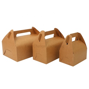 Custom DIY Colored Paper Gable Gift Boxes mother'S Day Valentine'S Day Graduation Ceremony Party treat Boxes