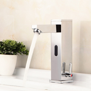 Salle de bains eau chaude et froide capteur <span class=keywords><strong>mitigeur</strong></span> <span class=keywords><strong>infrarouge</strong></span> Induction automatique sans contact bassin robinet usine - Product Image 1