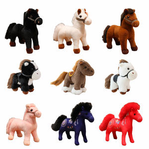 OEM mainan kuda kustom hewan boneka Super lembut dengan lapisan jaring MOQ rendah detail seperti hidup untuk merek anda - Product Image 2