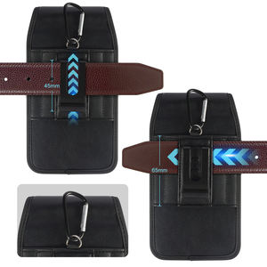 Verticale Universele <span class=keywords><strong>Holster</strong></span> Voor <span class=keywords><strong>Iphone</strong></span> Samsung Lederen Taille Mobiele Telefoon Riem <span class=keywords><strong>Holster</strong></span> Tas Met Riem Clip Voor Mannen - Product Image 5