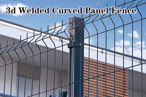 3D弯曲铁丝网面板高品质聚氯乙烯涂层3D铁丝网围栏花园弯曲围栏 - Product Image 4