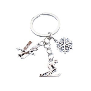 Esquiador Deportes <span class=keywords><strong>de</strong></span> invierno Competición Llavero Esquí Llavero Esquiador Llaveros Coche Colgante Regalo Snowboarder Esquí Recuerdo - Product Image 1