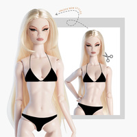 Poupée de mode nue de haute qualité à l'échelle 1/6, figurine articulée BJD, parfaite pour la création de tenues et l'exposition