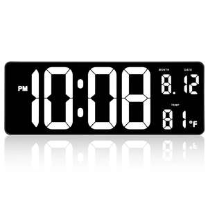 Grande horloge murale numérique de 15.5 pouces avec grand affichage des <span class=keywords><strong>chiffres</strong></span> à LED Jumbo - Product Image 6