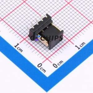 GT-BTP20004-0280A-009A Blade/Spring Contact Battery Connector SMD,P=2mm Connector Blade Contact Type Male 2mm 4P Vertical Mount - Product Image 1