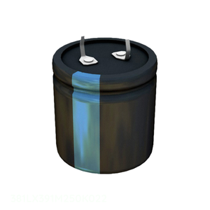 ตัวเก็บประจุแบบสแนป th 390 uF 20% uF 390 uF 381LX391M250K022แบบดั้งเดิม - Product Image 1