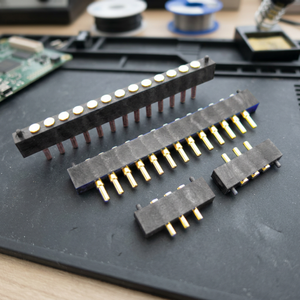 Connecteur Pogo Pin mâle 2,54 mm PGP26-VxxxP-1Xxx 180 SMT à contact à ressort 12V 1~2A pour station de charge, test de batterie, carte PCB - Product Image 3