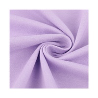 Tissu en coton peigné 32s 40 fils pour sweat-shirt simple face 170-220g, tricoté, couleur unie, haute élasticité, pour garçons