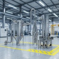 Séchoir Flash Industriel Marque BEAR en SUS316L pour Poudre de Charbon Actif Électrique, Équipement de Séchage pour la Transformation Alimentaire, Aliments et Protéines de Soja