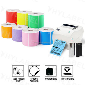 Benutzer definierte 102x152 Thermo transfer etikett Halb glanz papier Transfer kleber Frachtbrief etikett 4x6 Versand Thermo etiketten aufkleber - Product Image 4