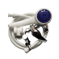 Nouveau modèle personnalisé en ABS, pulvérisation douce, plusieurs couleurs, style simple, ensemble de douche avec mitigeur pour salle de bain