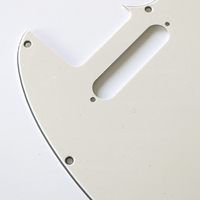 Donlis Pickguard de guitare TL vintage blanc 3 couches, 8 trous, couleur parchemin standard US, pour protection en plastique, vente en gros