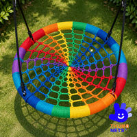 Siège de balançoire en filet de corde polyester TN093 pour aire de jeux extérieure