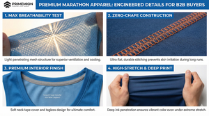 T-shirt raglan unisexe personnalisable en spandex/polyester, imprimé par sublimation, écologique, coupe classique, col rond, manches raglan - Product Image 5