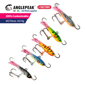 Vente directe usine OEM Leurre de pêche bionique métallique 10g 15g, Leurre dur artificiel coulant coloré, Jig et Leurre de pêche sur glace pour Brochet et <span class=keywords><strong>Truite</strong></span> - Product Image 6