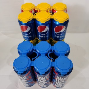 Tùy chỉnh 4/6 gói nhựa nước giải khát nước trái cây Cola bia có thể chủ - Product Image 3