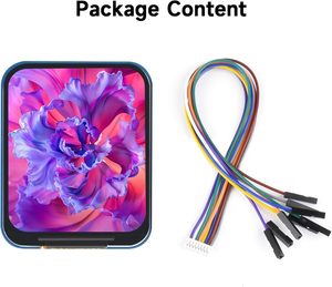 Modul tampilan LCD IPS 1.69 inci 262K warna kompatibel <span class=keywords><strong>Arduino</strong></span> Raspberry Pi Pi Zero ESP32 240 280 antarmuka SPI - Product Image 2