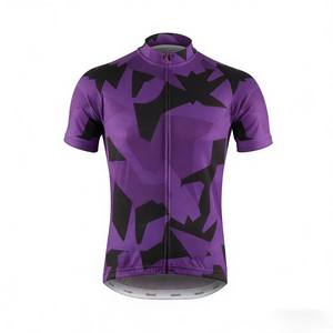 Maillot de cyclisme Zede à manches courtes, léger, respirant, à séchage rapide, col montant, coupe-vent, confortable, pour le cyclisme sur route et VTT - Product Image 4