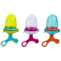 Jouets drôles en silicone de qualité alimentaire pour bébés fruits mangeoire à fruits pour enfants tétines