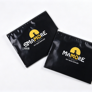 Custom Frosted CPE <b>Garment</b> Bags | Recyclable Zipper Packaging for pet clothing - Product Image 3