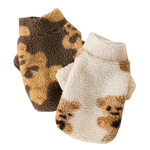 เสื้อผ้าสัตว์เลี้ยงลายหมีเท็ดดี้สุดหรู <span class=keywords><strong>ขน</strong></span>าดเล็ก-กลาง ไซส์ XS-2XL สำหรับสุนัขพันธุ์ปอมเมอเรเนียน เสื้อแจ็คเก็ตขนสัตว์สำหรับฤดูหนาว เสื้อโค้ทขนฟู - Product Image 5