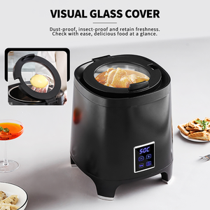 Winner หม้อต้มซุปไฟฟ้าทำจากสเตนเลสสตีล10L ลายไม้สไตล์เกาหลีหม้อต้มควบคุมดิจิตอลสำหรับบุฟเฟ่ต์ - Product Image 5