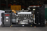 AOSIF-generador diésel AM1375, 1000kw, 1250kva, SME, 3 fases, 400v, generador de energía de planta eléctrica con mitsubishi S12R-PTA-C