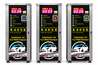 Machine de lavage de voitures en libre-service personnalisée avec paiement par pièces, billets, cartes et code QR pour station de lavage de voitures commerciale