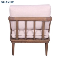 Tianshayne — fauteuil en bois et bois, Sofa moderne et personnalisé, Style américain, article de luxe en tissu blanc, ODM, livraison gratuite
