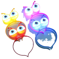 PARTYMENT LED Clignotant Alien Antenne Bandeau Grand Globe Oculaire Boppers pour Halloween Fêtes D'anniversaire Party Favors Décorations