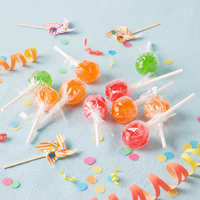 Sucettes colorées aux saveurs de fruits pour fêtes et collations quotidiennes – Bonbons durs en gros, directement de l'usine, sucettes sucrées