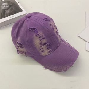 2024 Spring Summer New Arrival Vintage Worn Faded Cotton Distressed Unisex Sports Hat <b>Women</b> Men Fashion Baseball <b>Cap</b> - Product Image 5