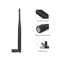Antenne omnidirectionnelle en caoutchouc 433 MHz avec connecteur SMA à angle droit pour module IoT et transmission de données sans fil