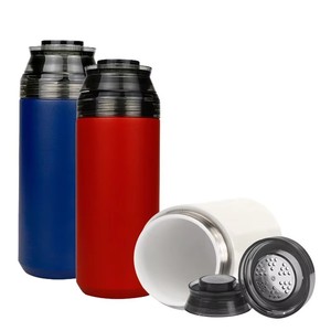 Vaso Térmico 2 en 1 con Revestimiento de Porcelana, 8 oz/240 ml, con Filtro de Acero Inoxidable, Mantiene la Temperatura Fría o Caliente - Product Image 1