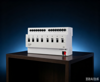 Actionneur de commutation KNX S108.1 230V 20A IP20 pour l'automatisation des bâtiments et le contrôle de l'éclairage intelligent