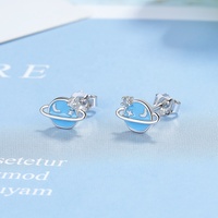 925 Sterling Silber Sanfte süße Schmetterling Blumen ohrringe Weibliches Temperament Senior Herz Ohrringe
