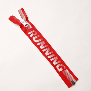 SBS # 7 Fermetures éclair invisibles en nylon à dents transparentes, à extrémité ouverte, à tirette inversée, écologiques, avec ruban imprimé motif <span class=keywords><strong>iris</strong></span>, édition limitée streetwear - Product Image 1