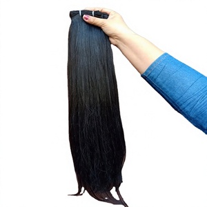 Extensiones de Cabello Humano Remy Indio al por Mayor 100% Naturales, con Clip, Trama Doble a Máquina, Ondulado, 16 Pulgadas, Todos los Colores - Product Image 1