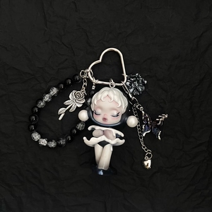 POPMART SKULLPANDA Original official Mini doll DIY keychain luxury mobile phone accessories lanyard wholesale - Product Image 3