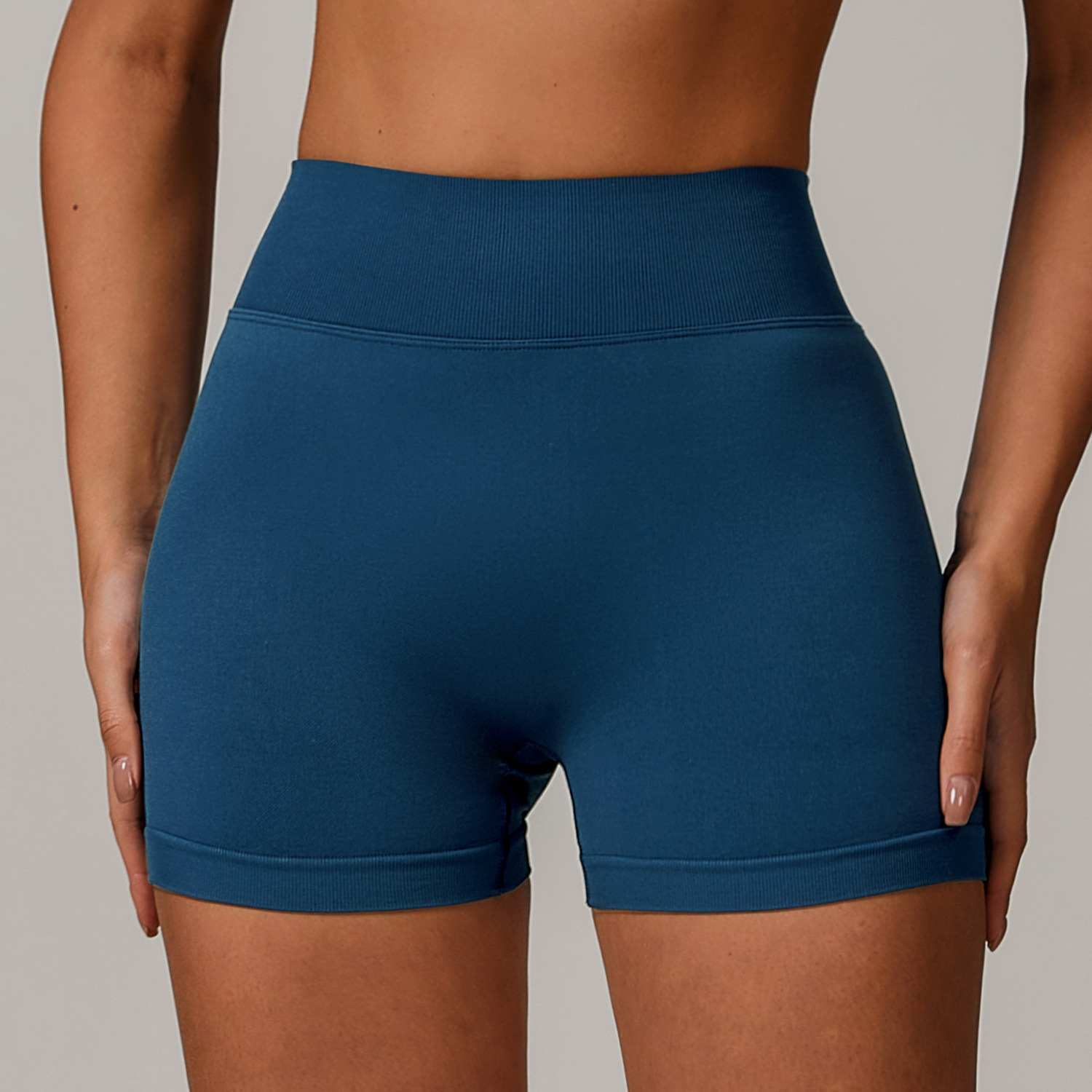 Short navy blue